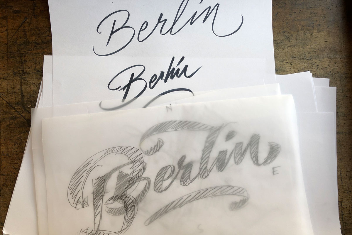 public workshop lettering Martina Flor Berlin