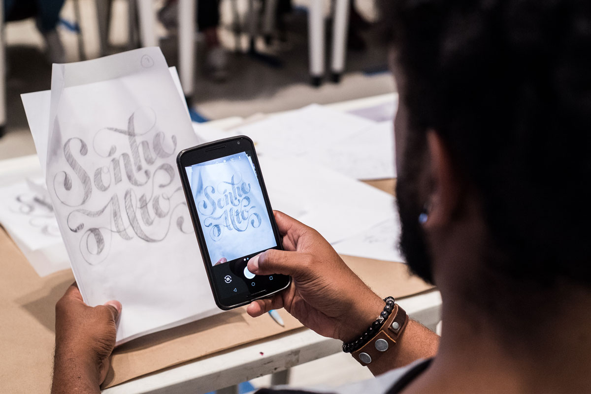 digitising workshop Martina Flor lettering Berlin