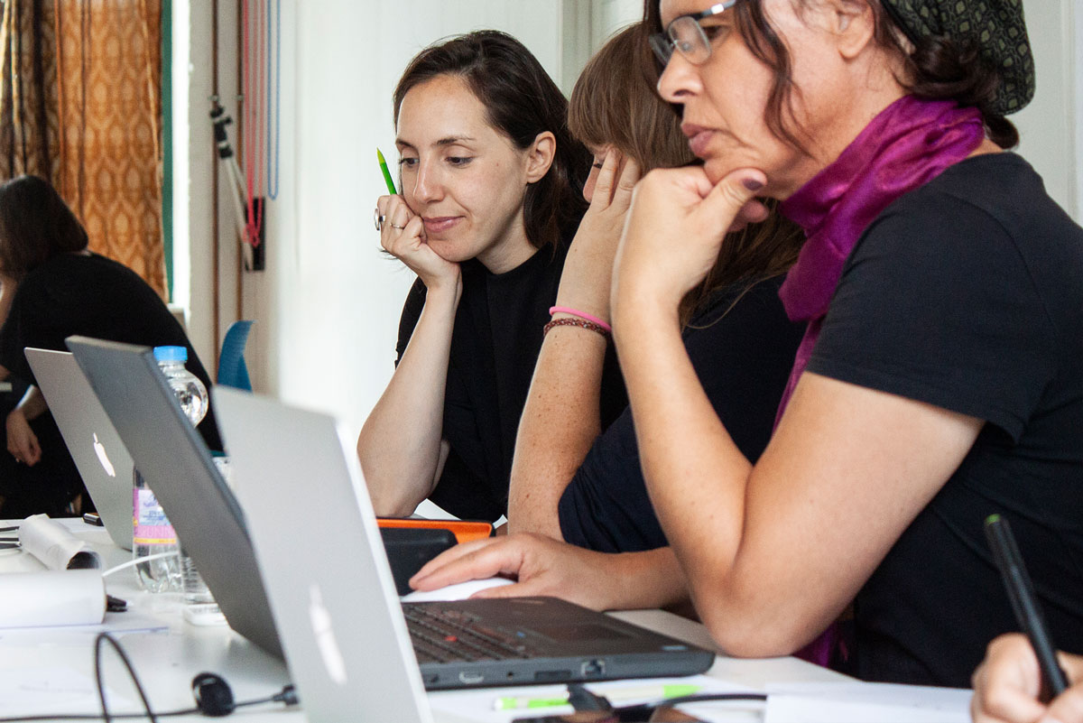 digitising workshop Martina Flor lettering Berlin