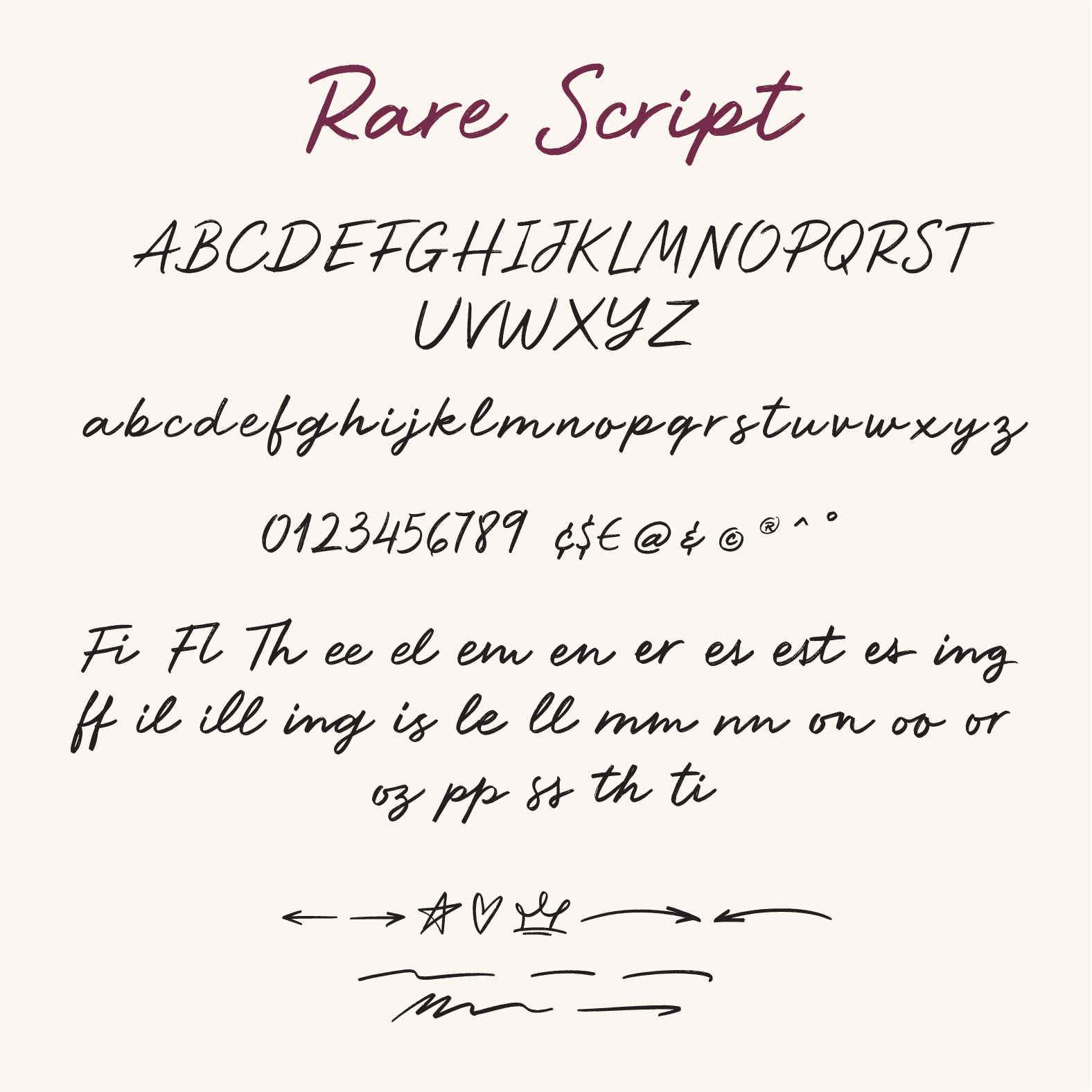 Rare Groove - Script Font – BLKBK
